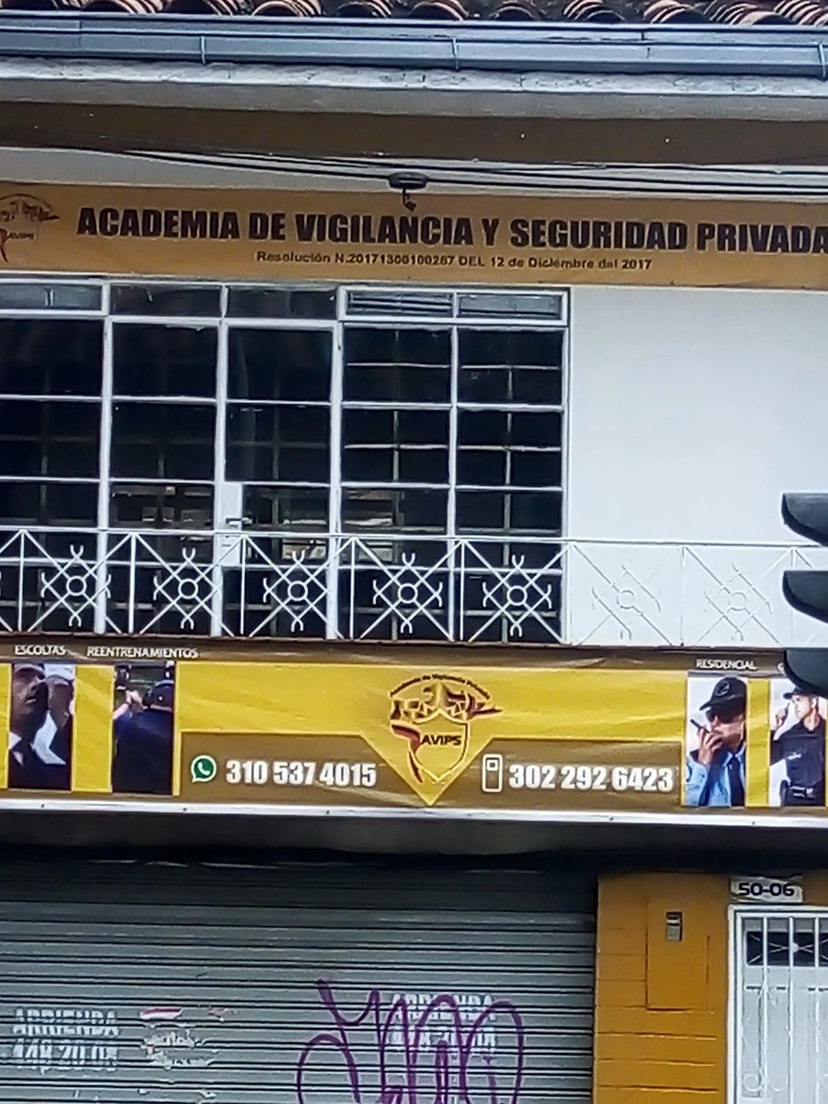 AVIPS Academia de Vigilancia y Seguridad Privada.