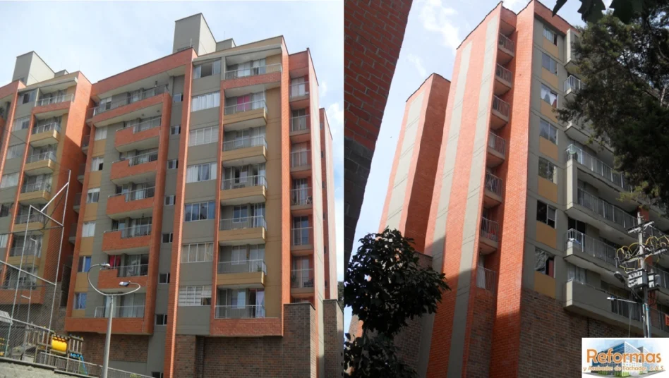 Mantenimiento de fachadas Medellín. Reformas y Acabados de Fachadas S.A.S.