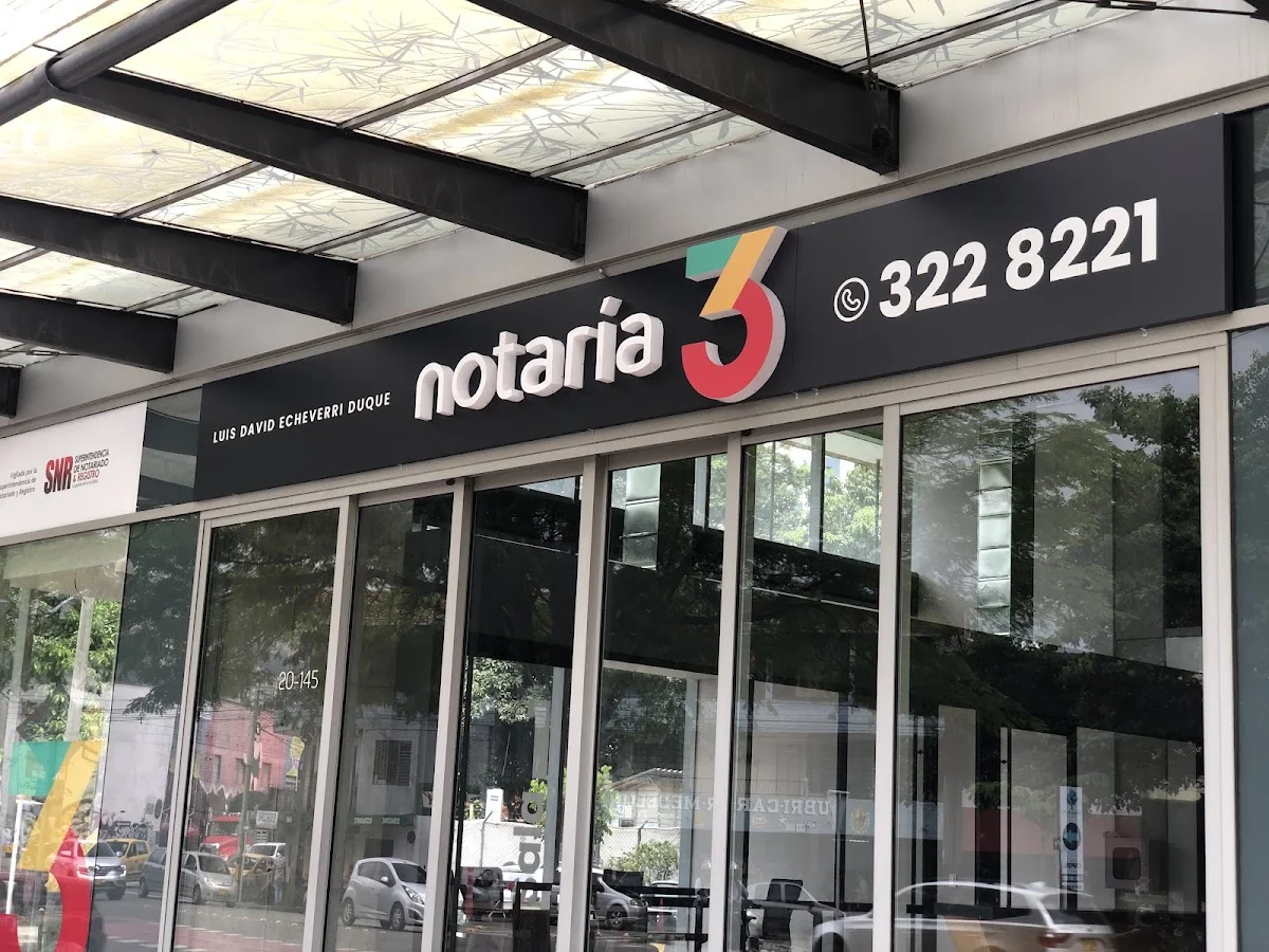 Notaría 3 Medellín.